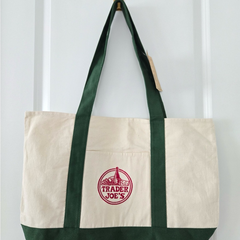 Trader Joe's Canvas Large Tote Bag